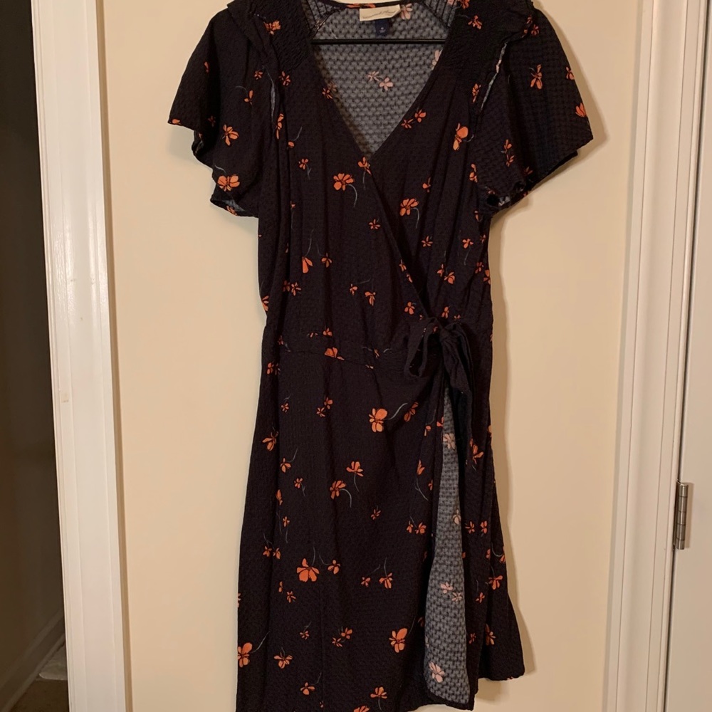 Floral Wrap Dress